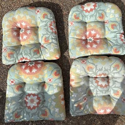 Four Outdoor Seat Cushions