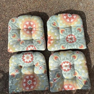 Four Outdoor Seat Cushions
