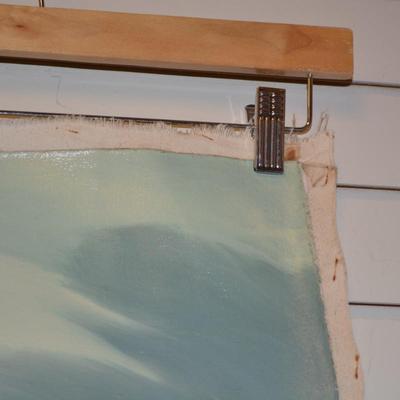 Original Art on Canvas International Yacht Racing 36.5"x25.5"