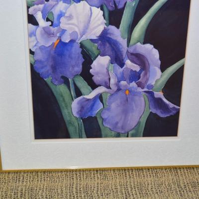 Jewel Yoder Hertzler Original Watercolor Painting 26.25"x18.25" Signed