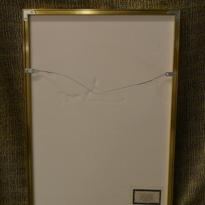 Jewel Yoder Hertzler Original Watercolor Painting 26.25"x18.25" Signed