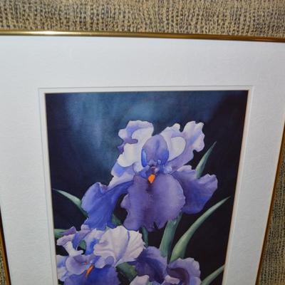 Jewel Yoder Hertzler Original Watercolor Painting 26.25"x18.25" Signed
