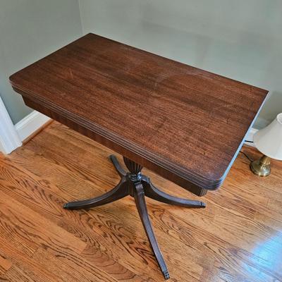 Solid Wood Swivel Folding/Expandable Game Table (LR-DW)
