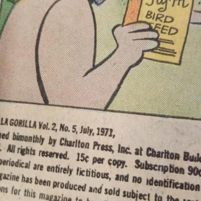 LOT 127 OLD MAGILLA GORILLA COMIC BOOK