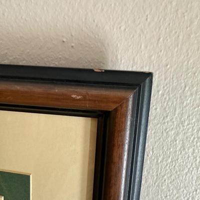 Large Framed Magnolia Piece