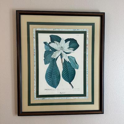 Large Framed Magnolia Piece