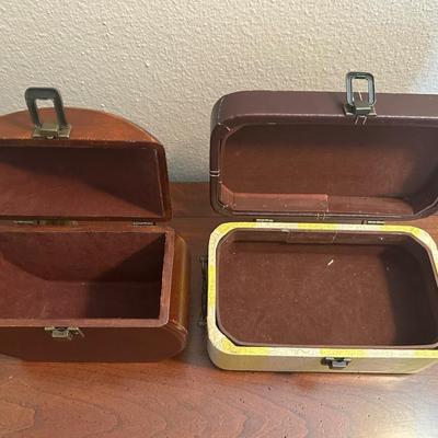 Two Small Storage Decor Bins