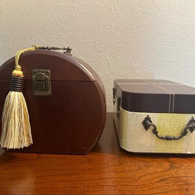 Two Small Storage Decor Bins