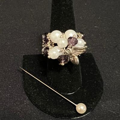 Pearl Necklaces, Earrings, Bracelets & Ring (P-RG)