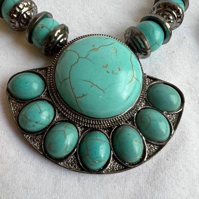 925 Silver & Turquoise Jewelry- Necklaces, Bracelets, Earrings Plus Rings (P-RG)