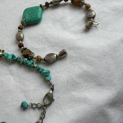 925 Silver & Turquoise Jewelry- Necklaces, Bracelets, Earrings Plus Rings (P-RG)