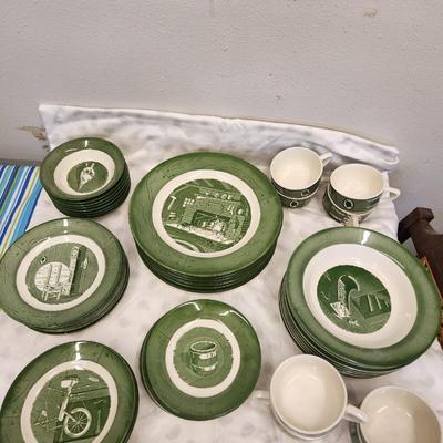 Service for 8 of Colonial Homestead Stoneware
