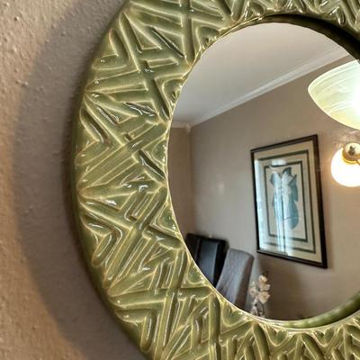 Green Ceramic Mirror