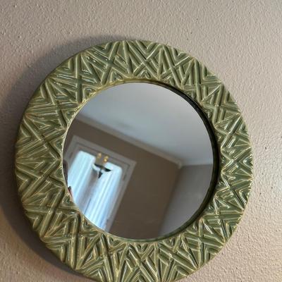 Green Ceramic Mirror