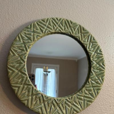 Green Ceramic Mirror