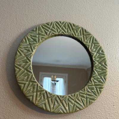 Green Ceramic Mirror