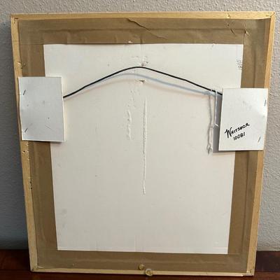 Signed Framed Secret Garden Art