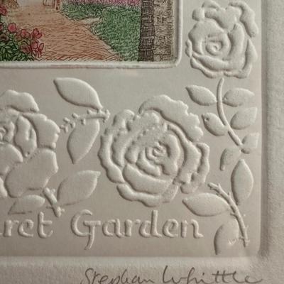Signed Framed Secret Garden Art