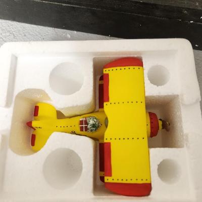 Dept. 56 Yellow Airplane