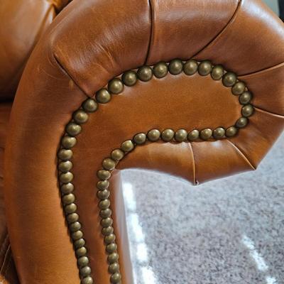 Brown Leather Couch (BLR-DW)