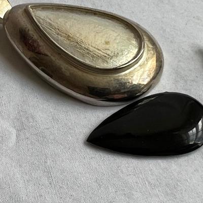 Silver 925 & Onyx Plus More Necklaces, Bracelets, Earrings & Rings (P-RG)