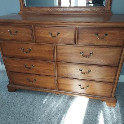 Pennsylvania House Mirror on Chest w/ Nightstand (PB-BBL)