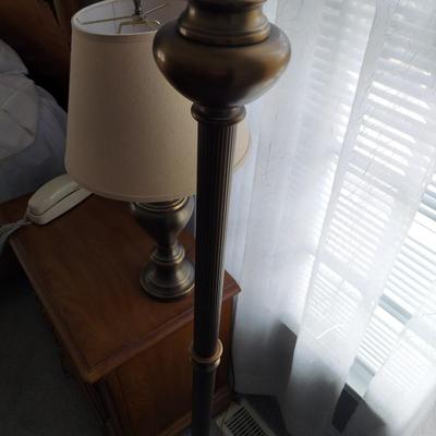 Two Bronze Tone Metal Lamps (PB-BBL)