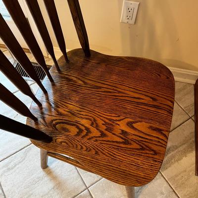 Antique Solid Wood Claw Foot Dining Table 6 Chairs