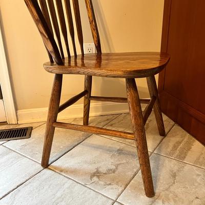 Antique Solid Wood Claw Foot Dining Table 6 Chairs