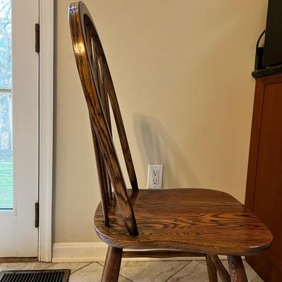 Antique Solid Wood Claw Foot Dining Table 6 Chairs