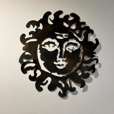 Metal Sun Wall Art