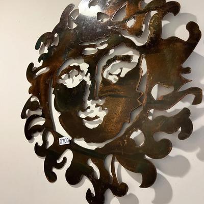 Metal Sun Wall Art
