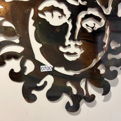 Metal Sun Wall Art