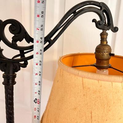 Antique Cast Iron Bridge Floor Lamp