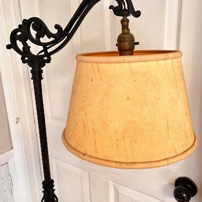 Antique Cast Iron Bridge Floor Lamp