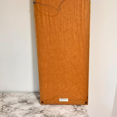 Large Shadow Box Framed Asian Wall Hanging