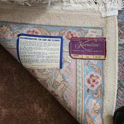 Karastan 10'x14' Rug Kirman All Wool Face Made in USA