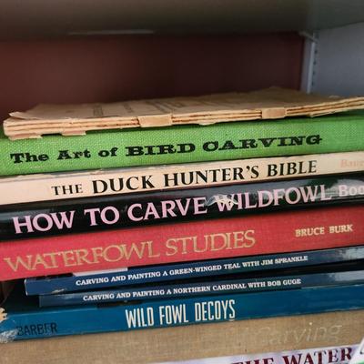 Lot of Waterfowl, Hunting, Bird Carving Books