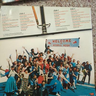 2 Record Grease Original 1978 Film Soundtrack Vinyl LP John Travolta & Olivia Newton-John