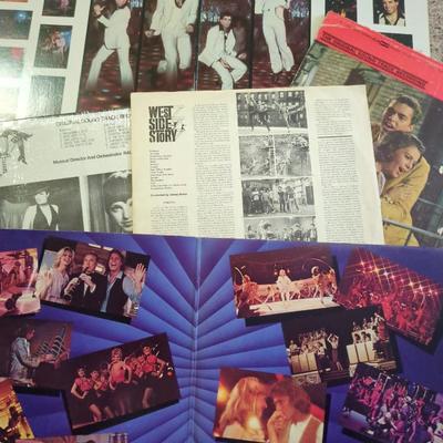 4 Album Vinyl Lot: Saturday Night Fever, West Side Story, Xanadu, Cabaret