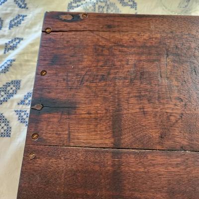 Antique Wood Serving Tray Butler's Tray 31x16