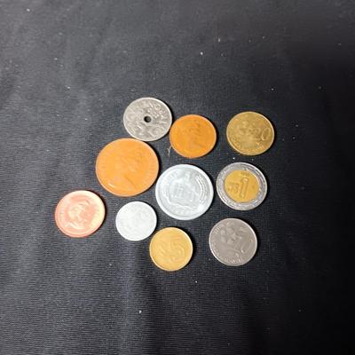 A COLLECTION OF FOREIGN COINS (2)
