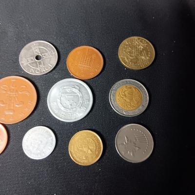A COLLECTION OF FOREIGN COINS (2)