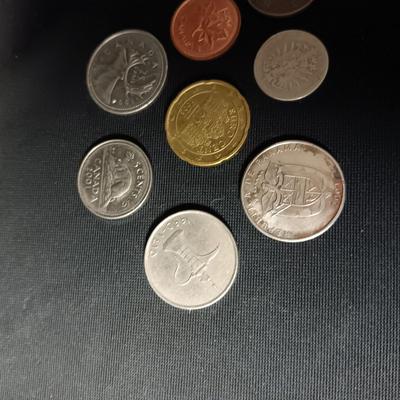 A COLLECTION OF FOREIGN COINS (4)