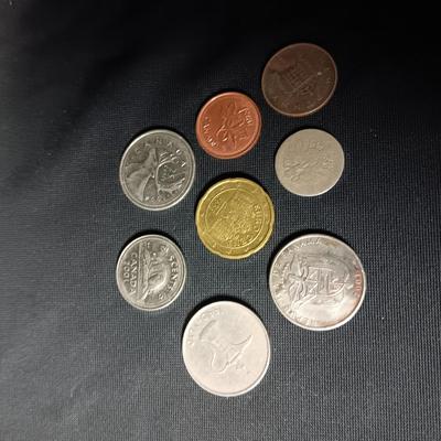 A COLLECTION OF FOREIGN COINS (4)