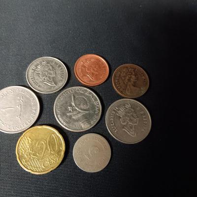 A COLLECTION OF FOREIGN COINS (4)