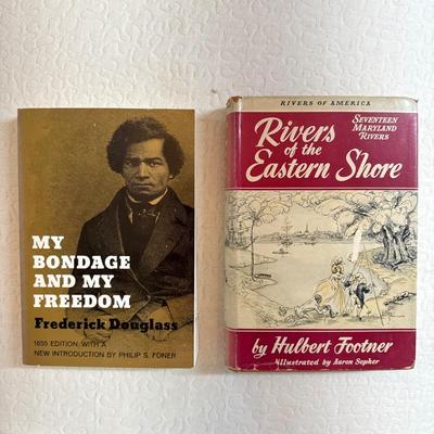 983 Lot of Local Eastern Shore and Frederick Douglas Books