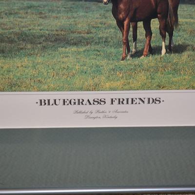 Framed & Matted Limited Edition Print 142 of 2000 Doug Prather 1995 "Bluegrass Friends"