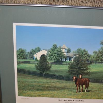 Framed & Matted Limited Edition Print 142 of 2000 Doug Prather 1995 "Bluegrass Friends"