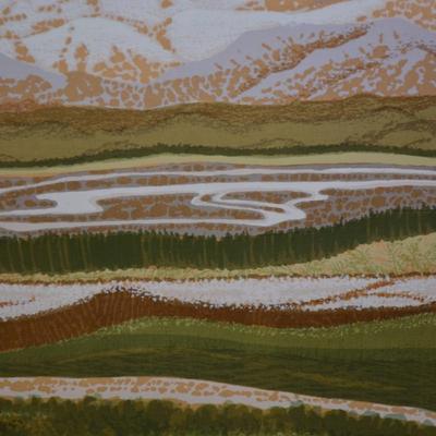 Alaskan Artist Ree Nancarrow "Denali" Print 1983 Framed Matted & Signed 183/195